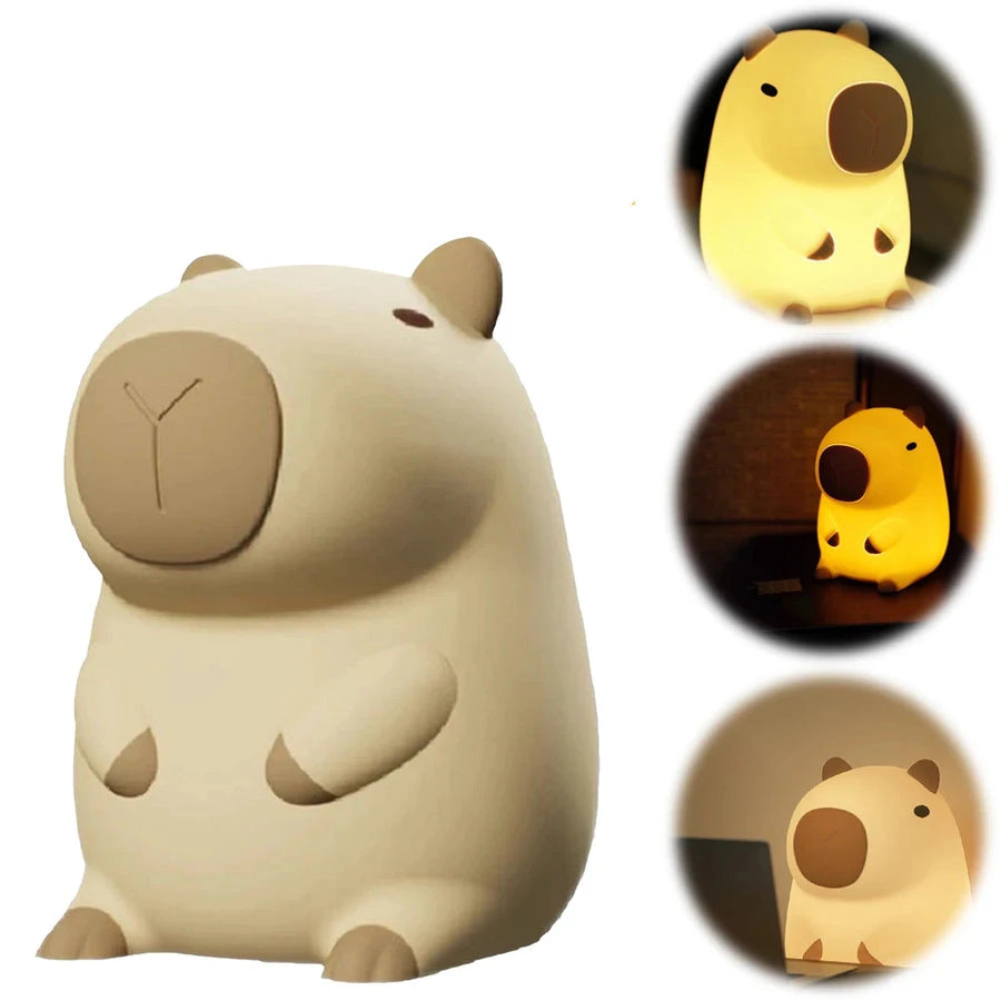Luminária Capivara – Luminária de Silicone com Controle por Toque