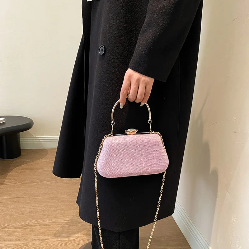 Bolsa de Festa de Luxo com Brilho – Clutch Para Eventos
