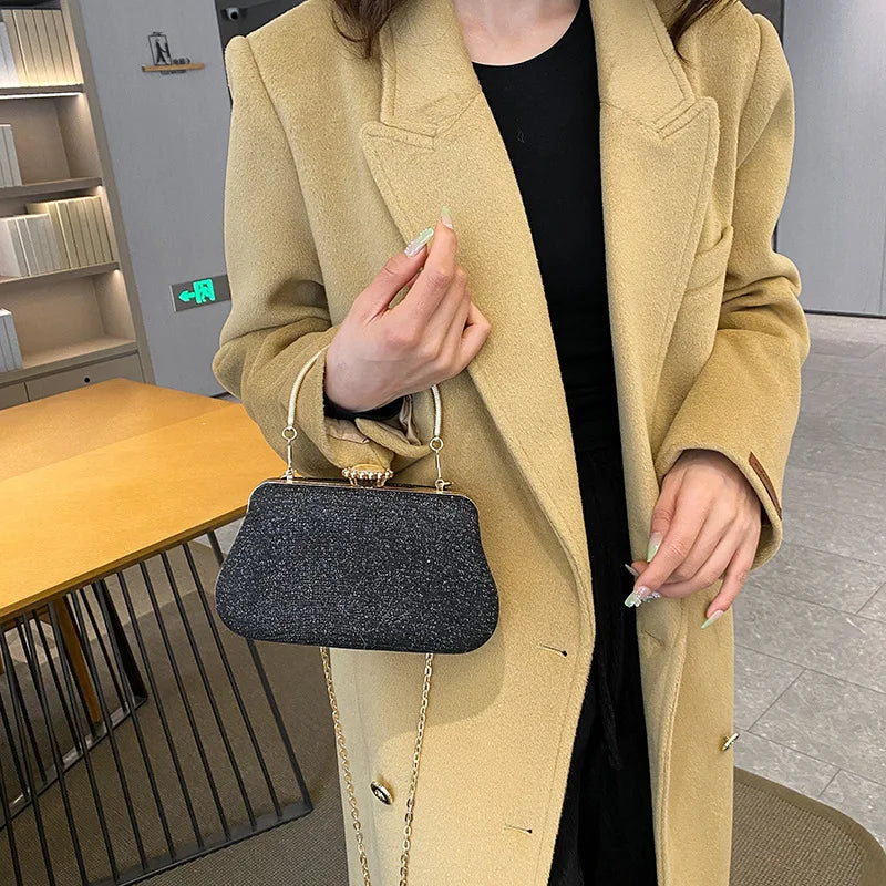 Bolsa de Festa de Luxo com Brilho – Clutch Para Eventos