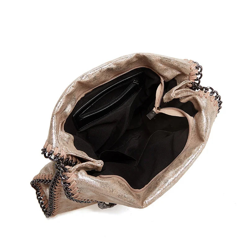 Bolsa de Ombro com Corrente – Bolsa de Luxo Feminina