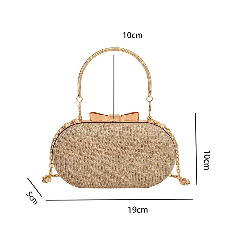 Bolsa Clutch Luxo Brilhante – Bolsa Transversal Pequena