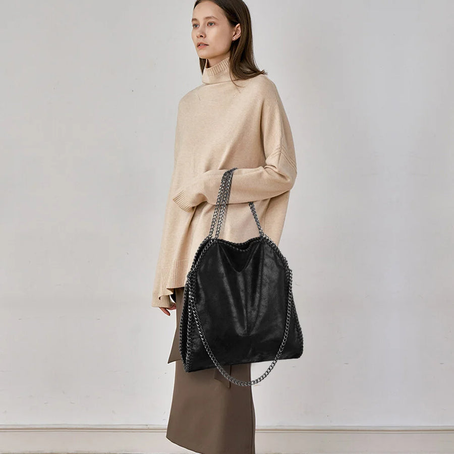 Bolsa de Ombro com Corrente – Bolsa de Luxo Feminina