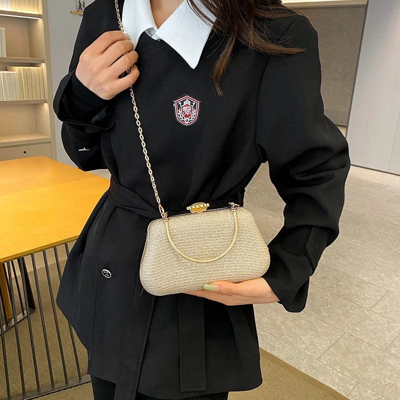 Bolsa de Festa de Luxo com Brilho – Clutch Para Eventos