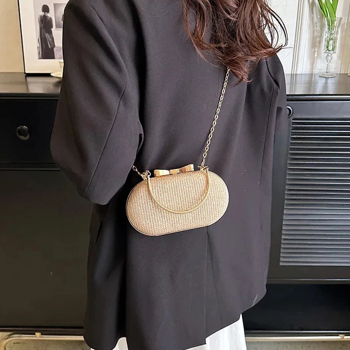 Bolsa Clutch Luxo Brilhante – Bolsa Transversal Pequena