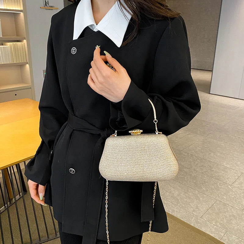 Bolsa de Festa de Luxo com Brilho – Clutch Para Eventos