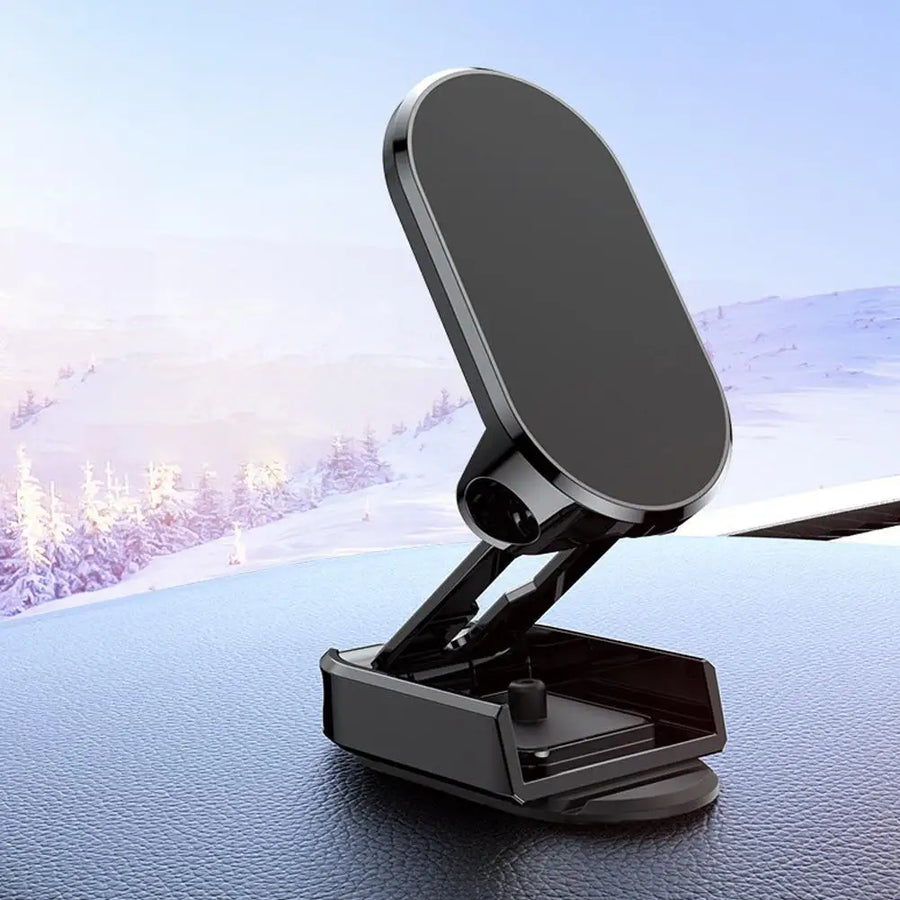 Suporte Magnético para Celular de Carro – Dobrável e Multifuncional para Navegação
