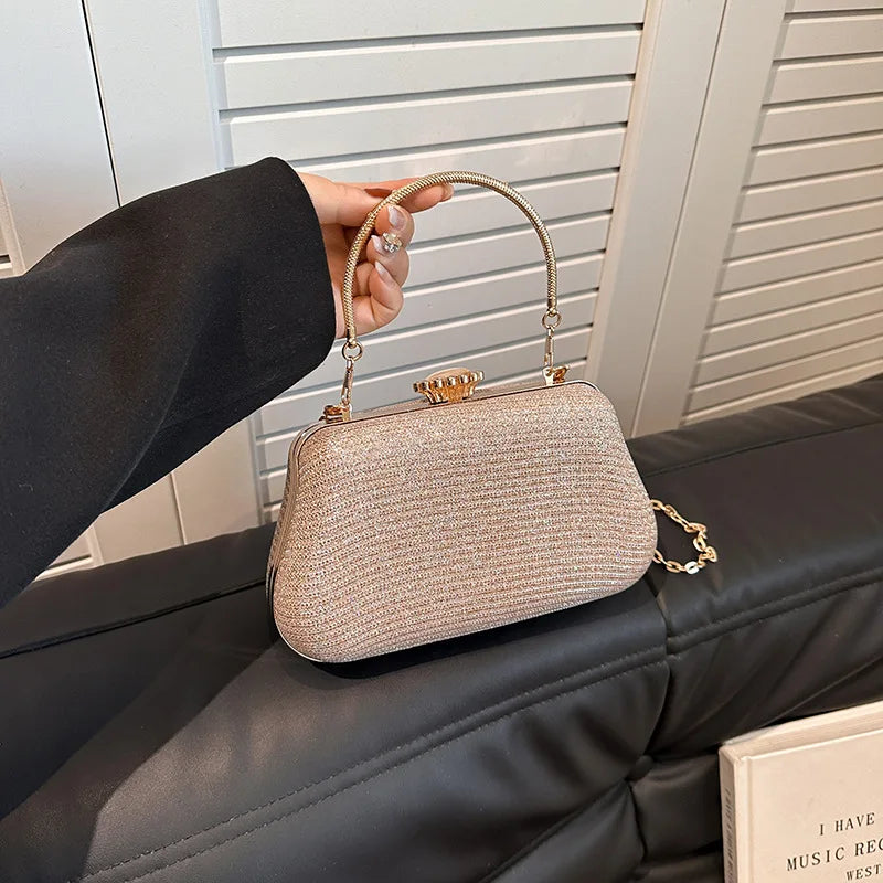 Bolsa de Festa de Luxo com Brilho – Clutch Para Eventos