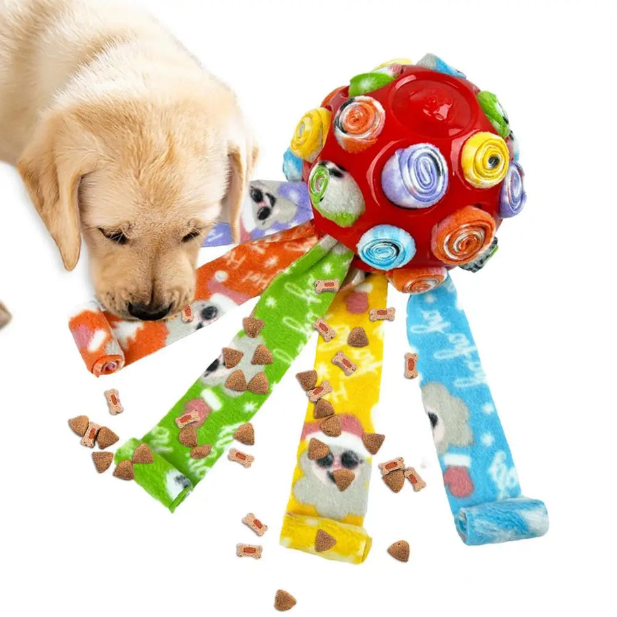 Bola Farejadora para Cães – Brinquedo Interativo para Estimulação e Busca Natural de Petiscos